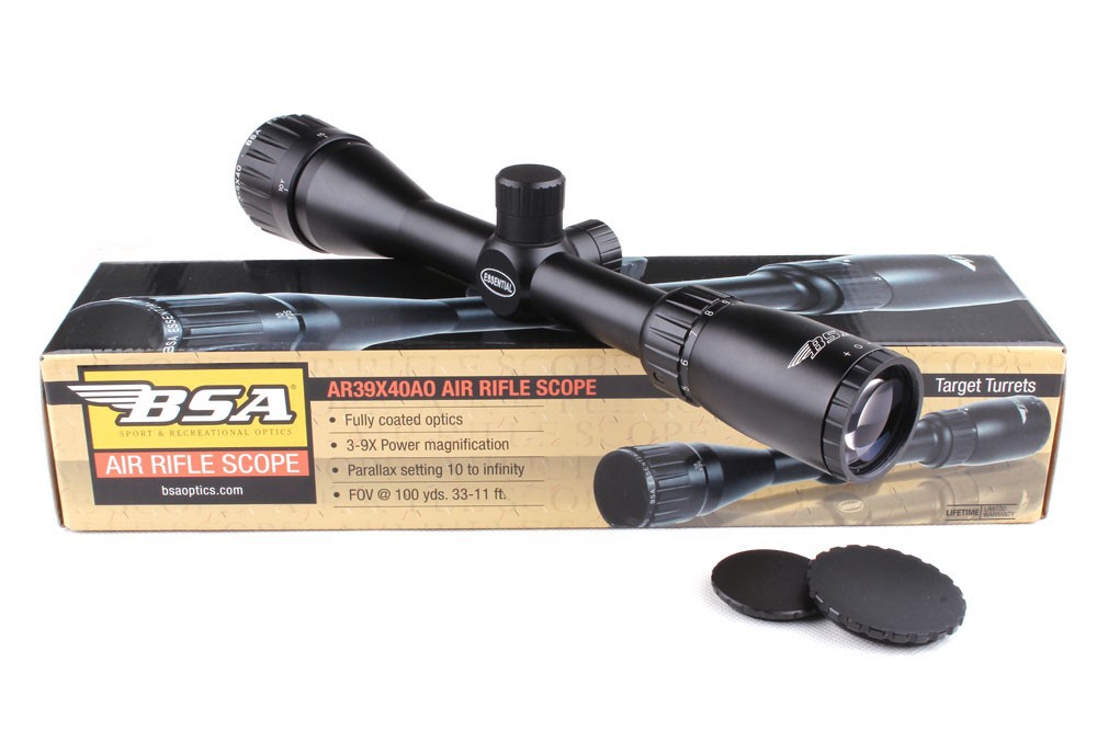 Essential AR 3-9x40 AO Mildot Optical Sight Riflescope